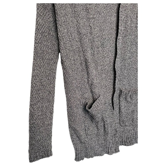 Urban Outfitters BDG Sweater Womens XS Open Front Knit Cardigan Pockets Gray - Picture 7 of 12